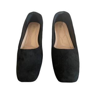 Vionic Black Suede Women's Flats
